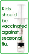 孩子们应该针对季节性流感疫苗。