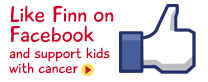就像芬恩在Facebook上一样，支持患癌症的孩子